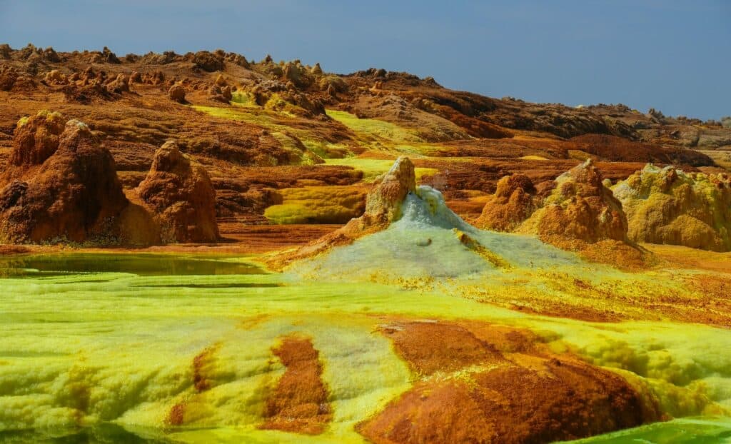 Dépression du Danakil en Ethiopie.