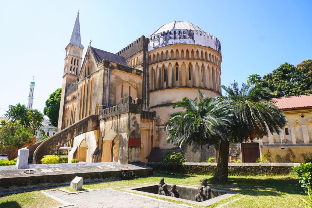 Old,Slave,Market,,Anglican,Cathedral,,Zanzibar,Stone,Town