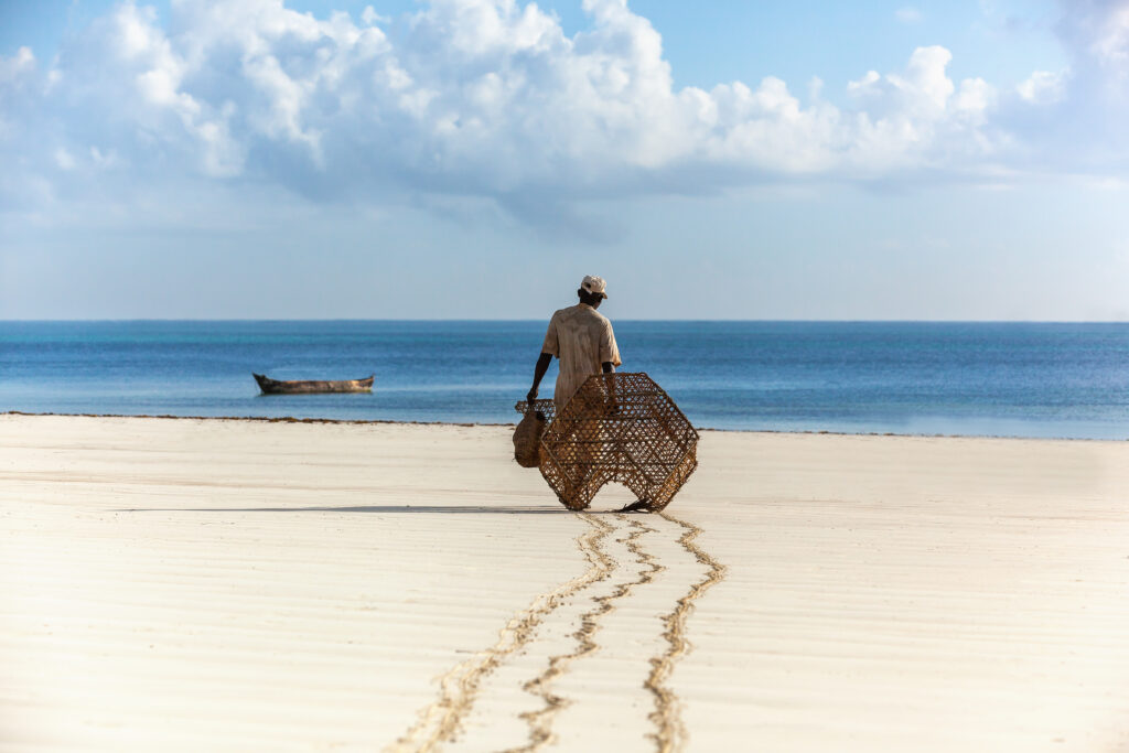 Fisherman,In,Kenya,,Water,,Nature,,People,,Fishing,,Ocean,,Clouds,,Africa,