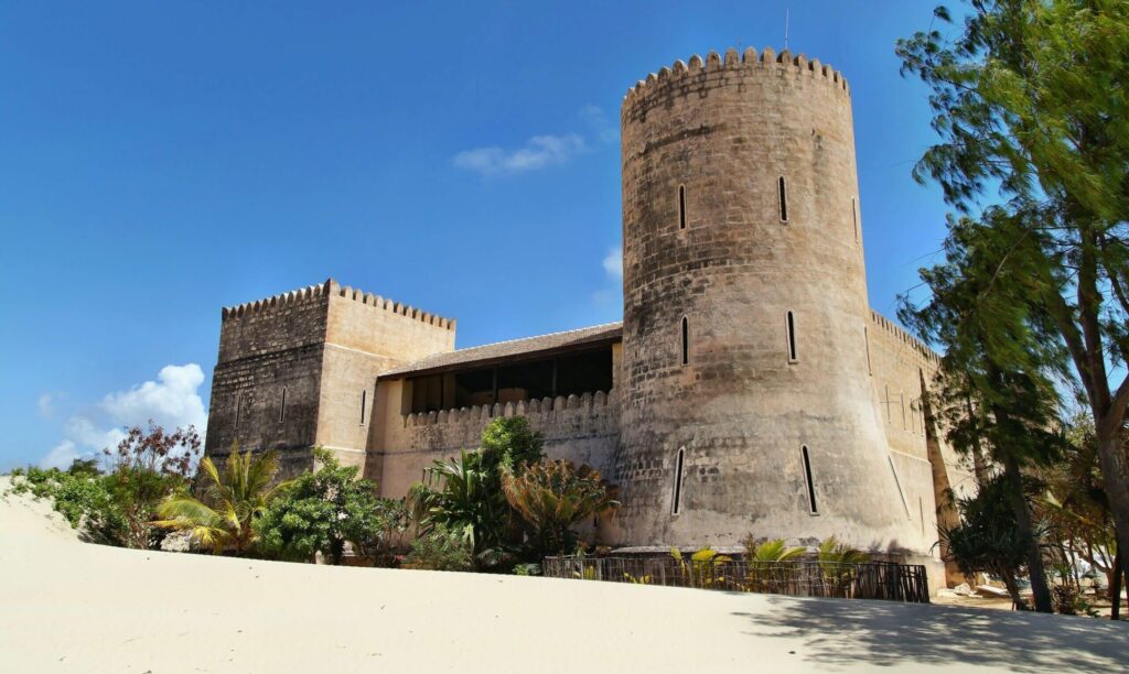 Castle,At,Shela,Beach,,Lamu,Island,,Kenya