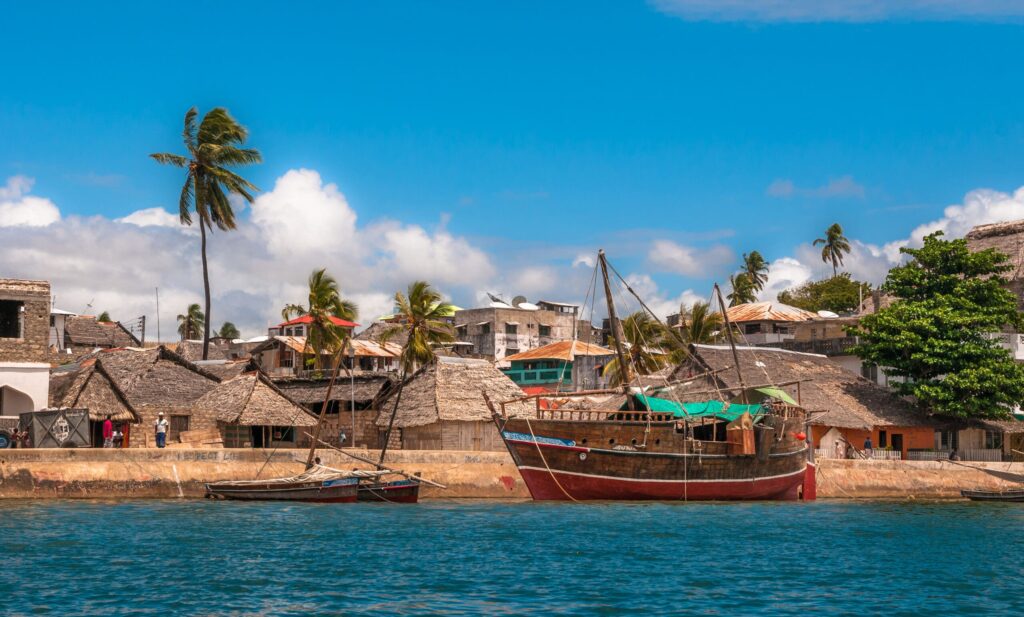 Lamu,Old,Town,Waterfront,,Kenya,,Unesco,World,Heritage,Site