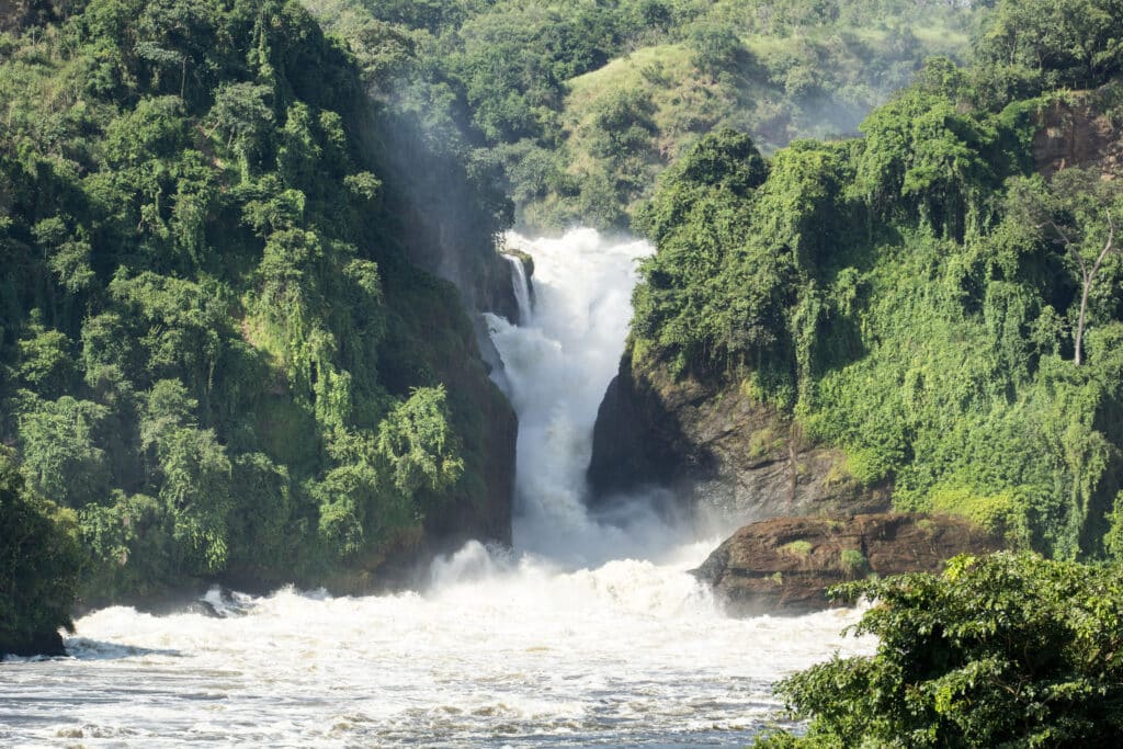 Murchison,Falls,Waterfall,In,Uganda