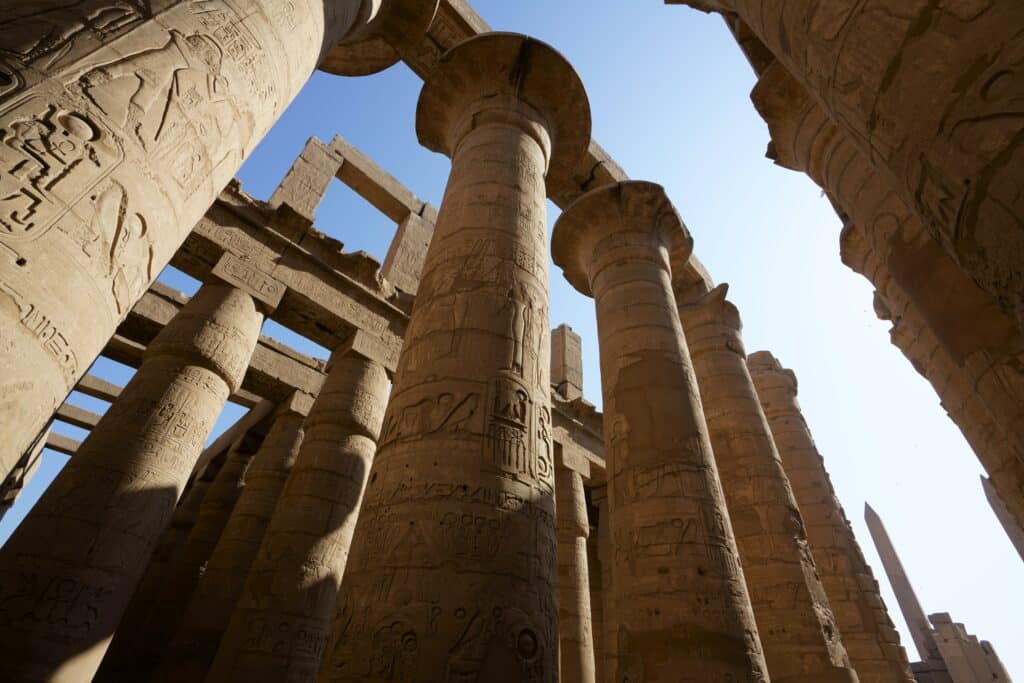 Temple de Karnak à Louxor, en Égypte.