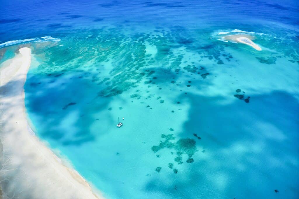 Archipel Saint Brandon plages large ile Maurice