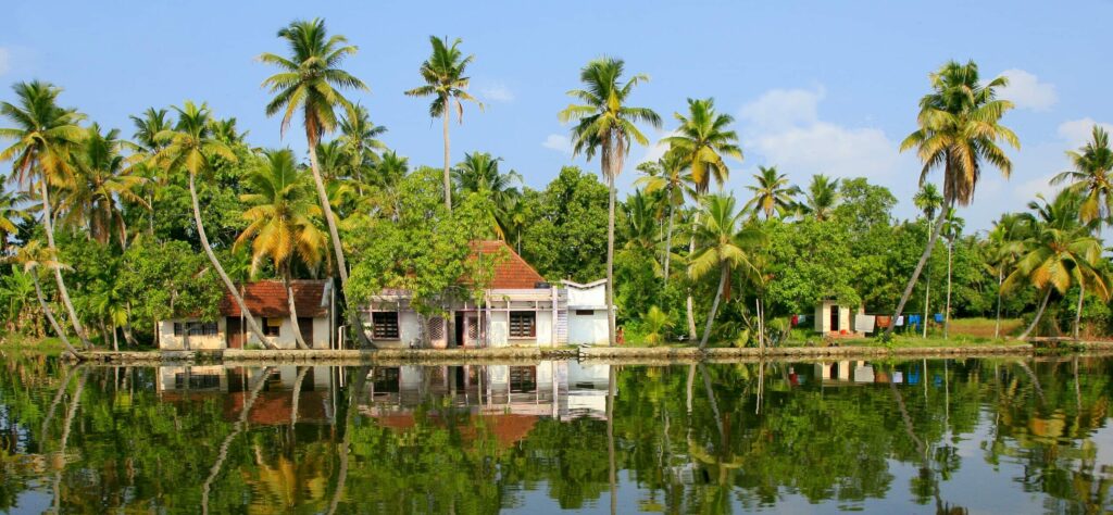 Backwaters Kerala Allepeye Inde du Sud
