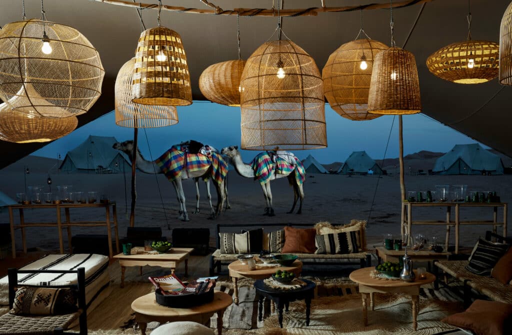 Camp toile desert wahiba sands oman