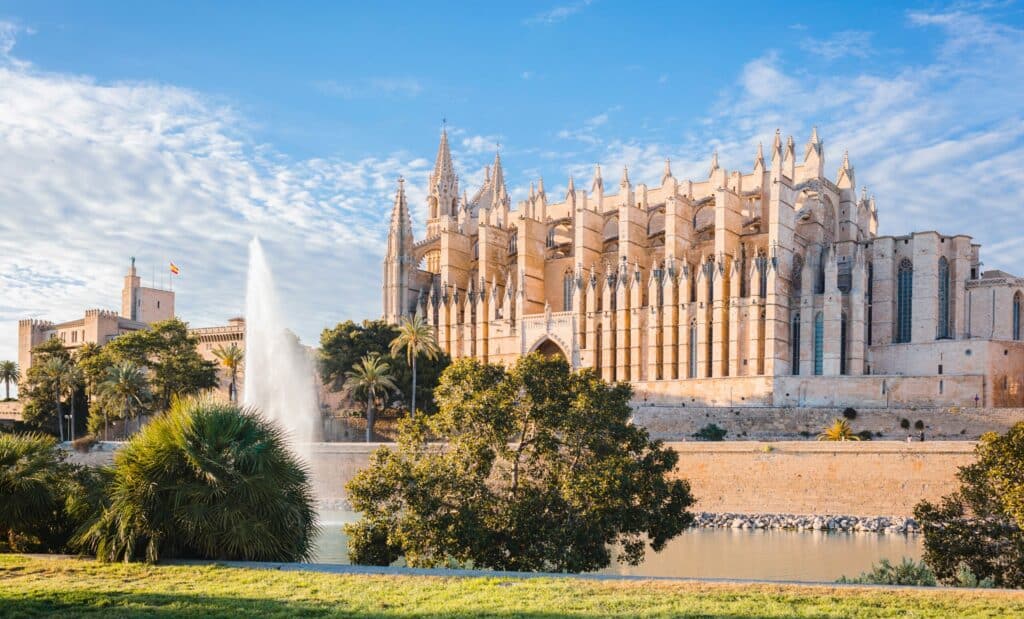 Cathédrale gothique Santa Maria centre ville Palma de Majorque