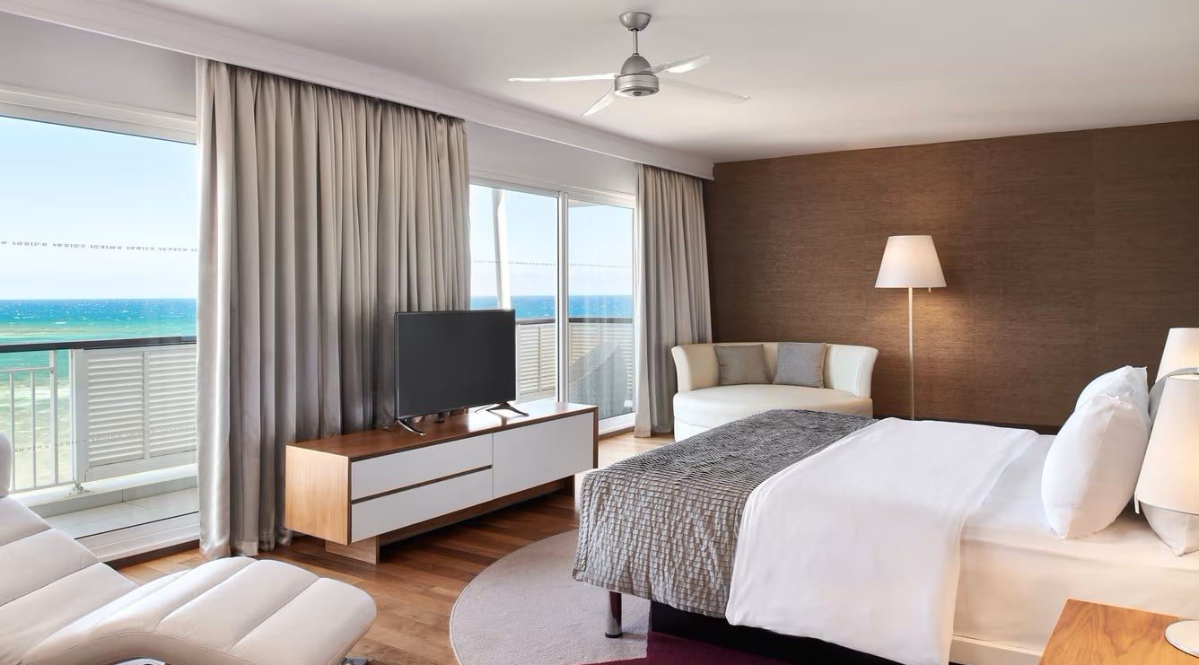 Chambre suite royale présidentielle Le Méridien Nouméa Nouvelle Calédonie