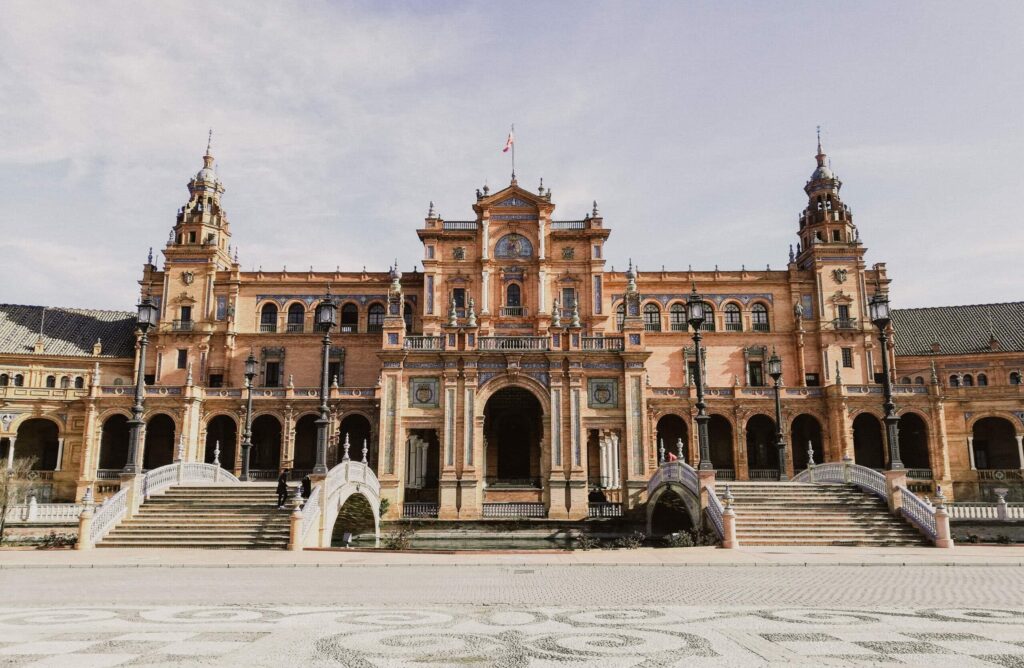 Chateau alcazar seville espagne