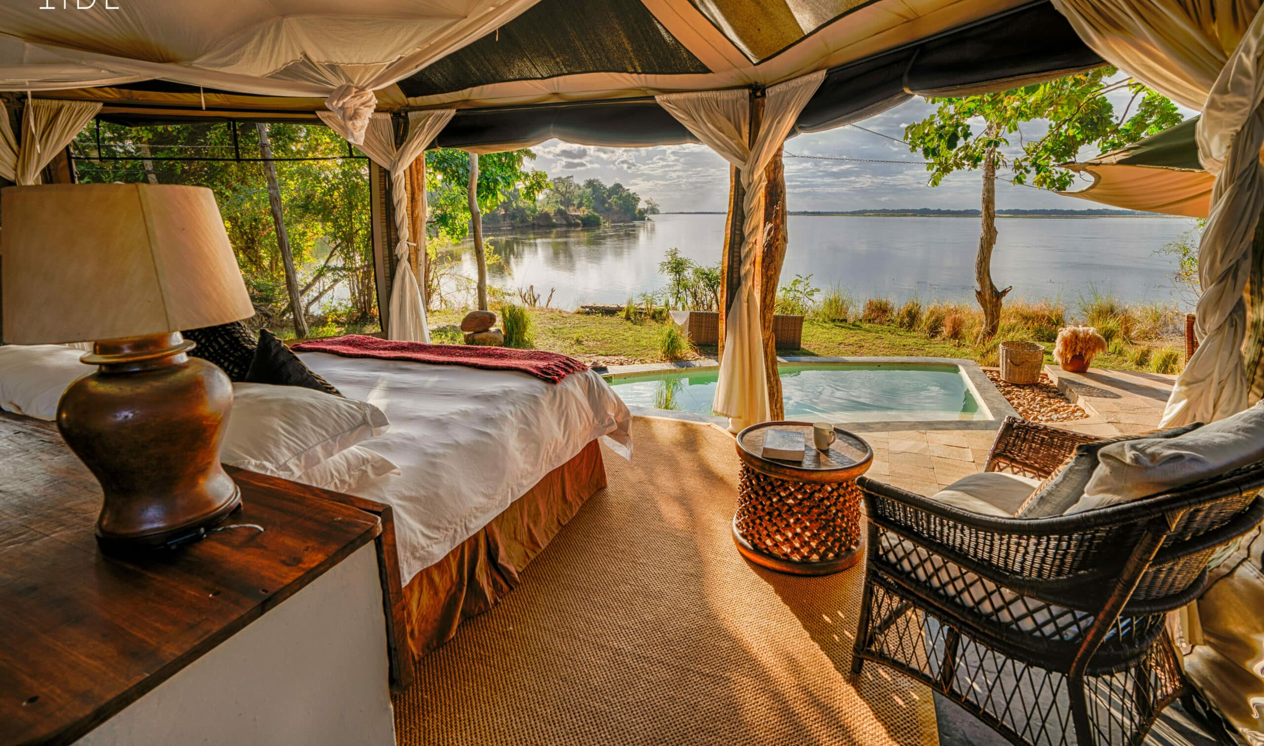 Chongwe Zambia suite chambre piscine lower zambezi hotel zambie