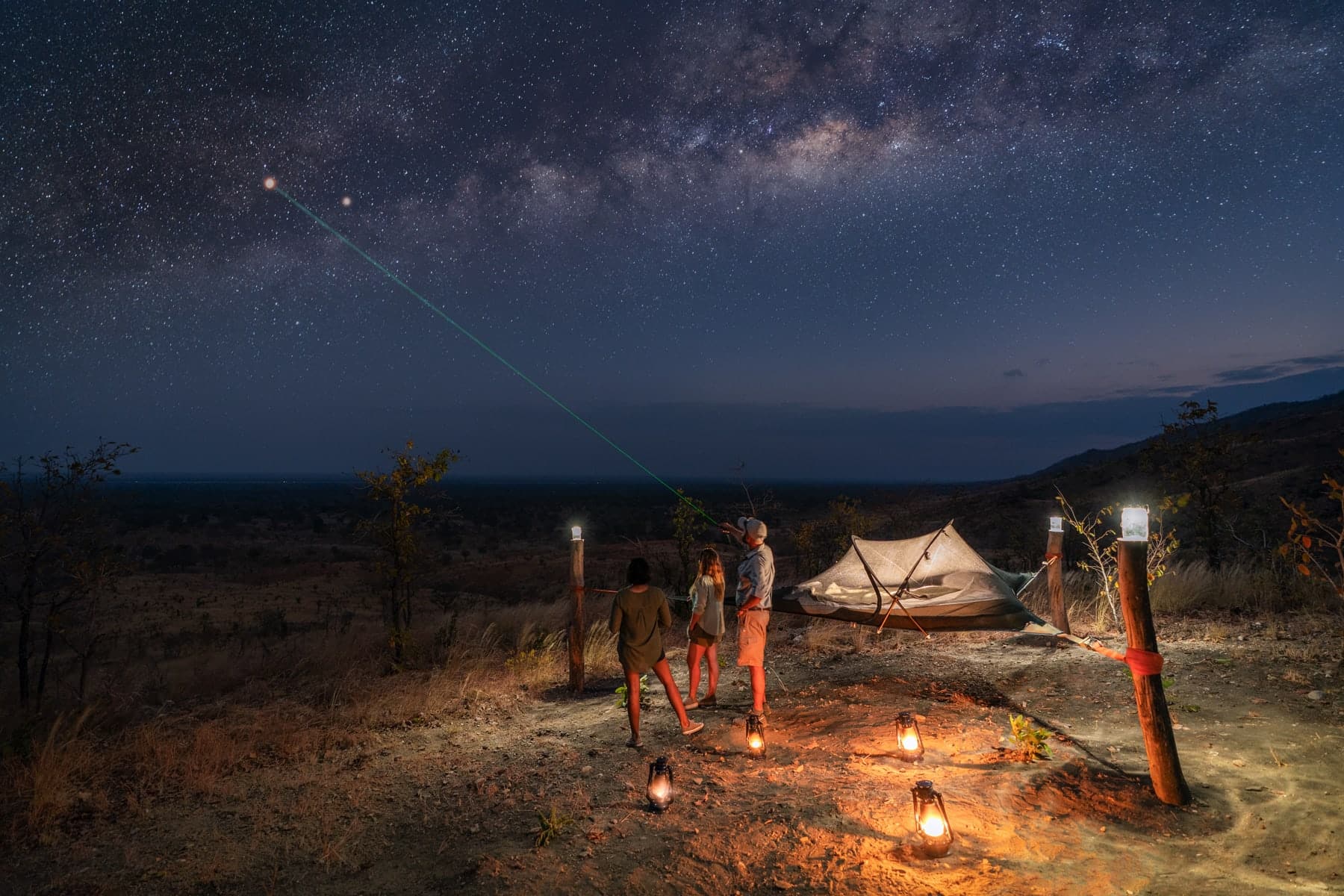 Chongwe observation du ciel savane zambie