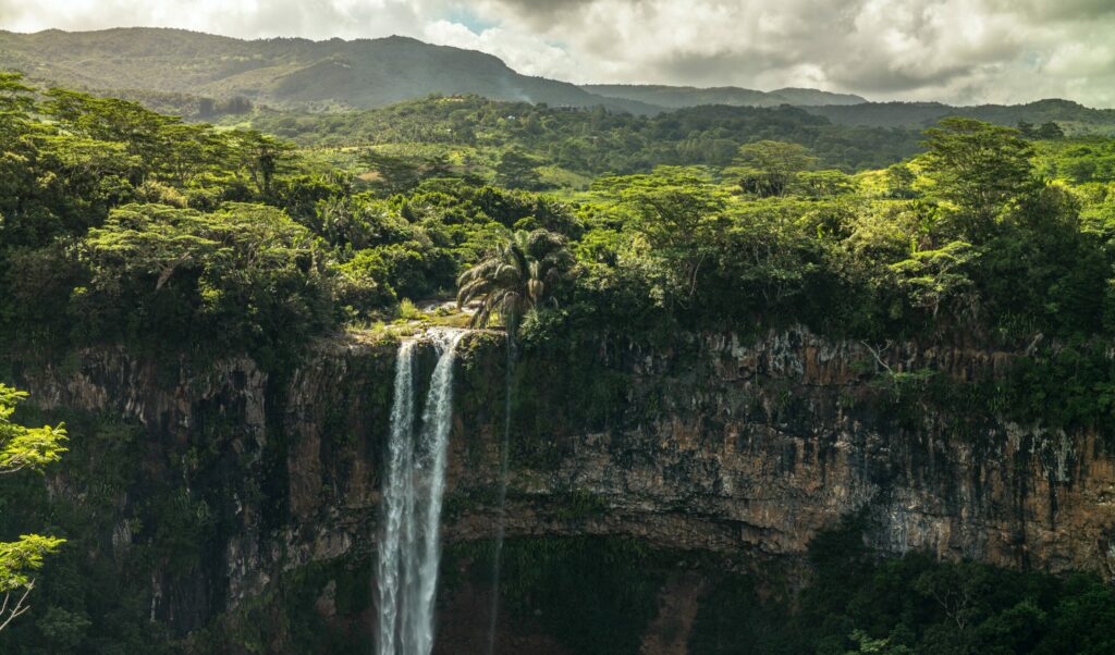 Chutes de Chamarel parc national des Gorges de la rivière Noire Maurice