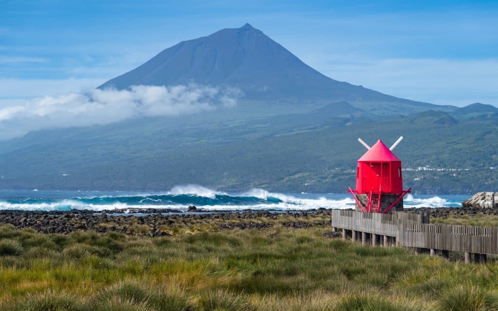 Amazing,View,Of,The,Coastline,Of,Lajes,Do,Pico.,The