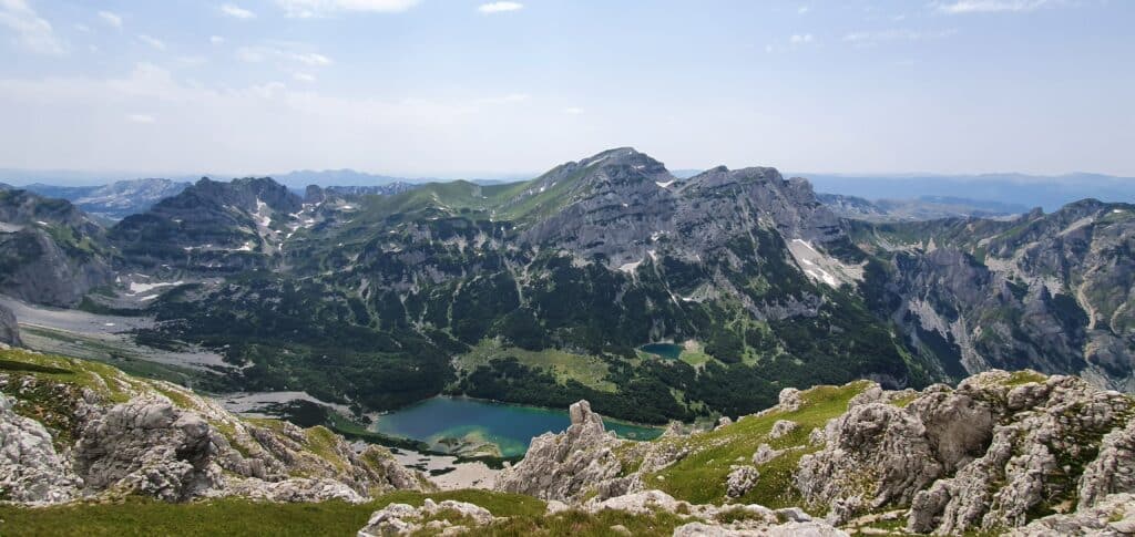 Durmitor lac noir vue panoramique Montenegro