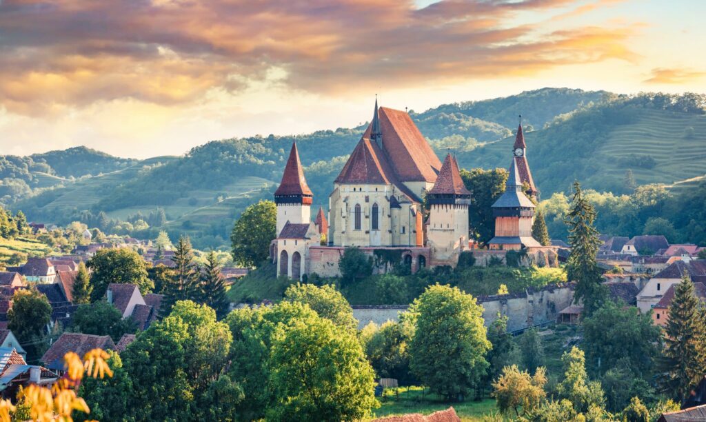 Eglise fortifiée Biertan patrimoine mondial de l'UNESCO Bierta Roumanie