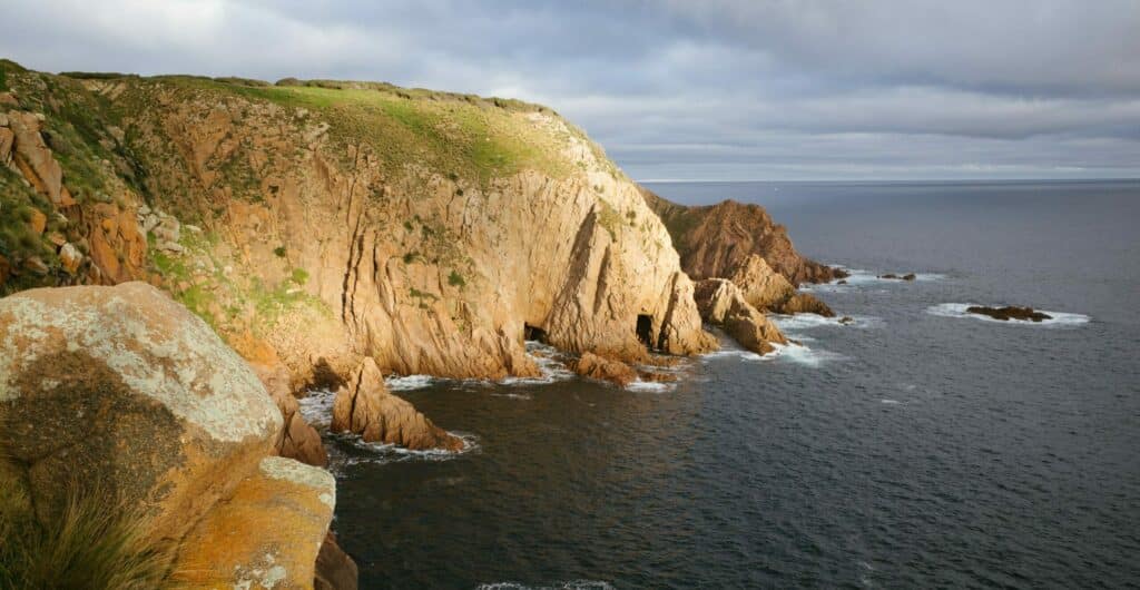 Falaise kangaroo island paysage australie