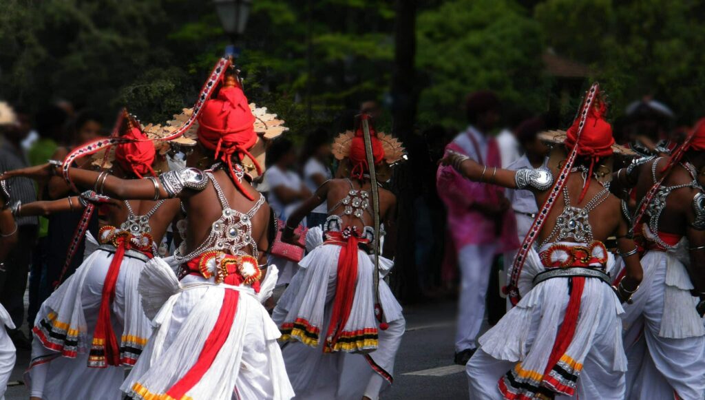 Sri,Lankan,Procession,In,Kandy.,Traditional,Dancers,Of,Hill,Country."ves"