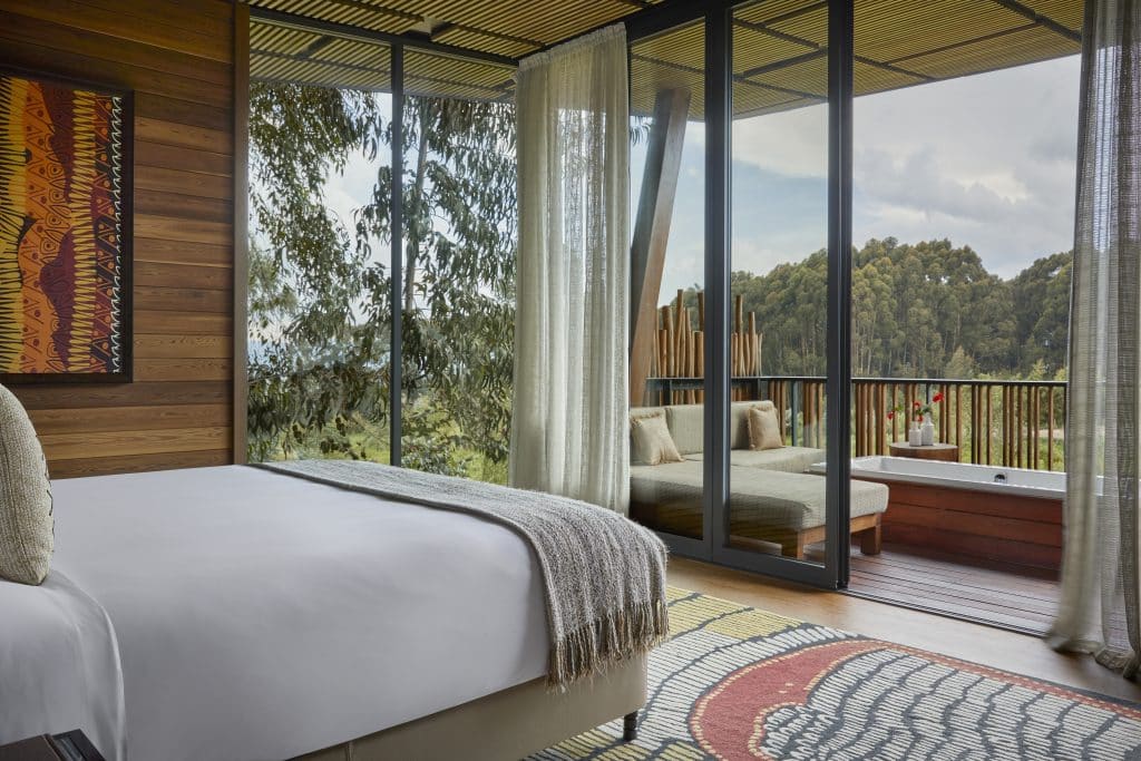 Gorilla's nest rwanda virunga suite avec vue