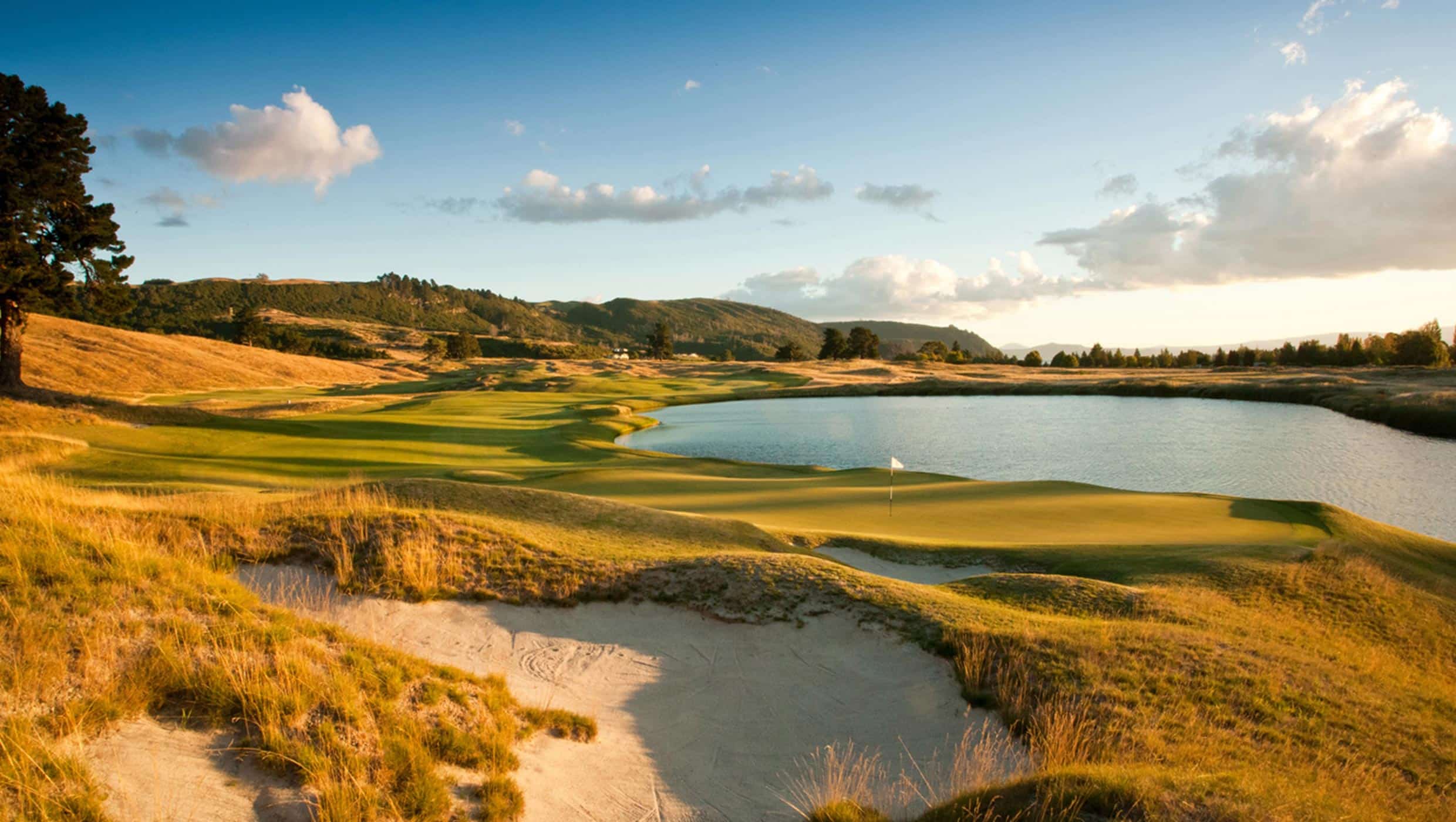 Huka lodge Nouvelle Zélande golf parcours