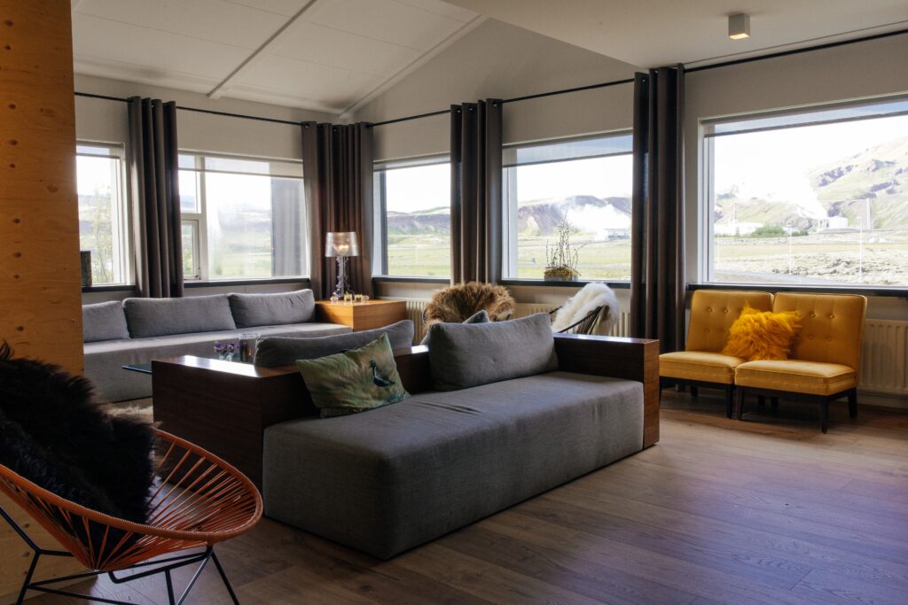 Salon d'intérieur du Ion Adventure islande