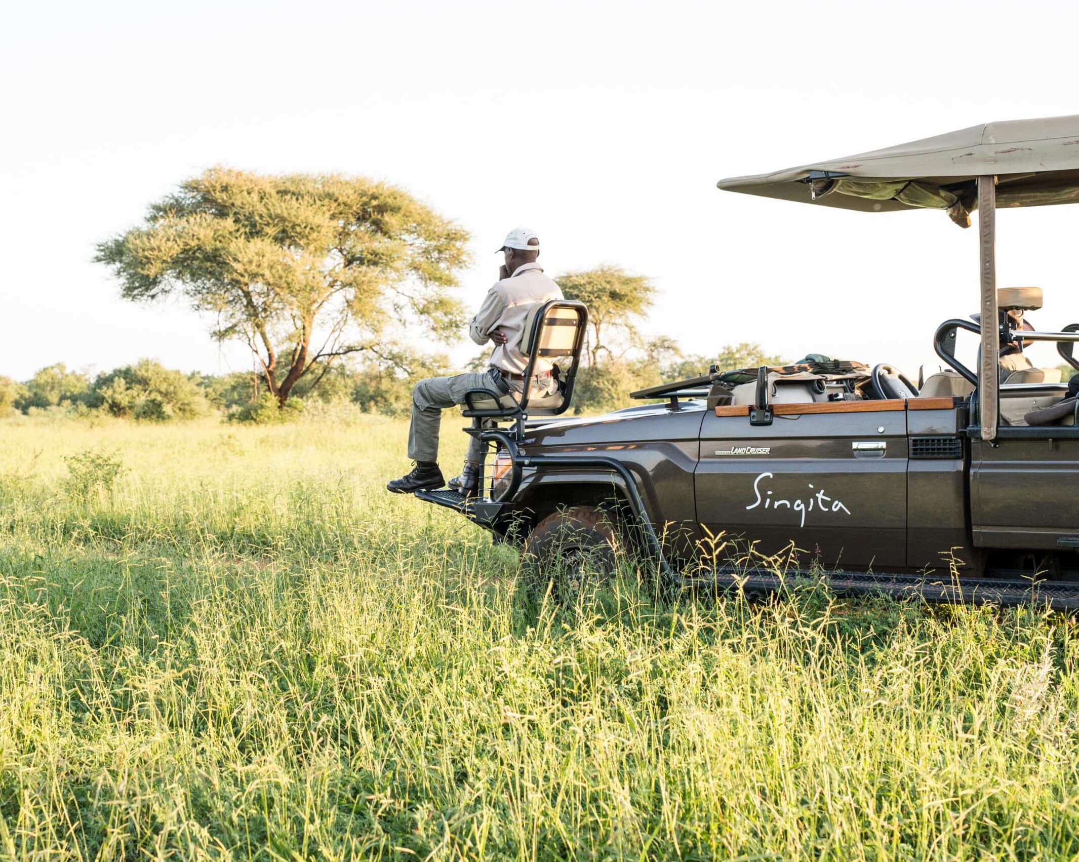 Safari en 4x4 depuis le Pamushana Lodge au Zimbabwe.