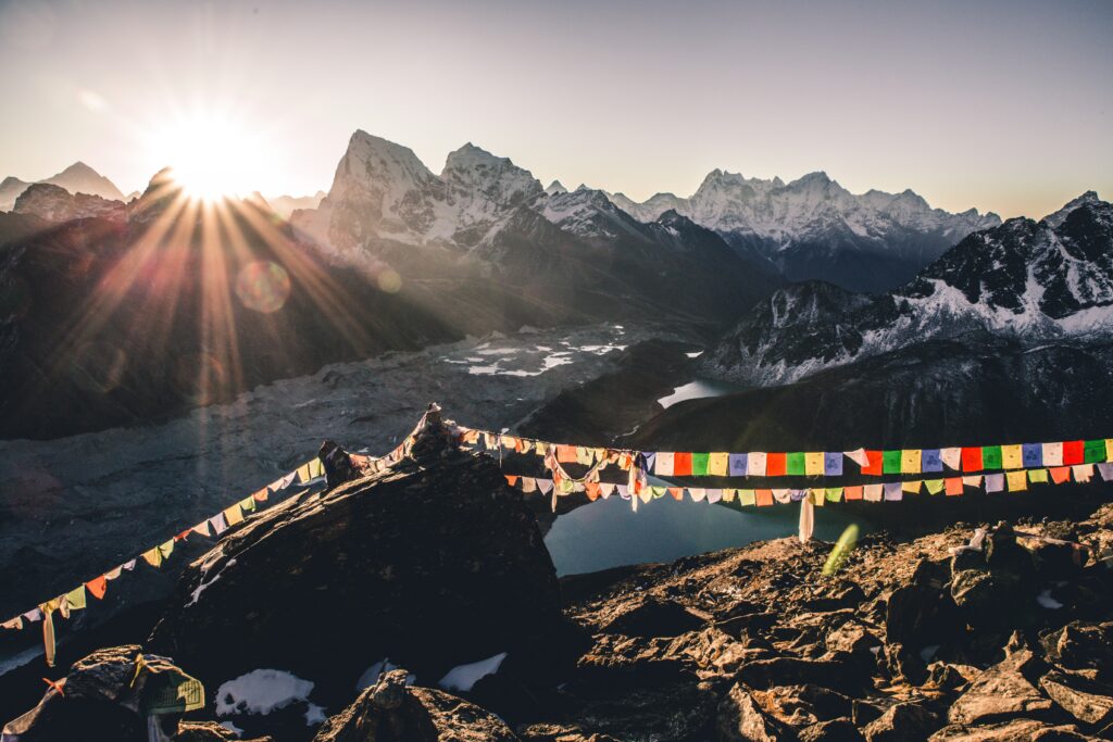 Pic Gokyo Ri Khumjung glacier Ngozumpa Népal