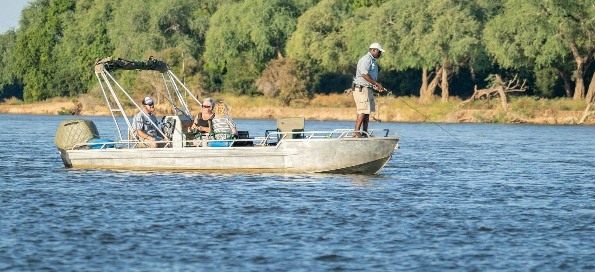 Pêche sportive sur le Zambèze