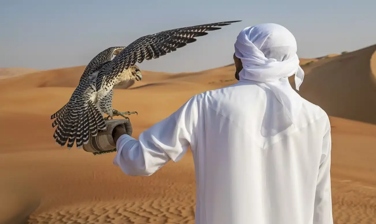 Qasr al sarab Abu Dhabi faucon 
