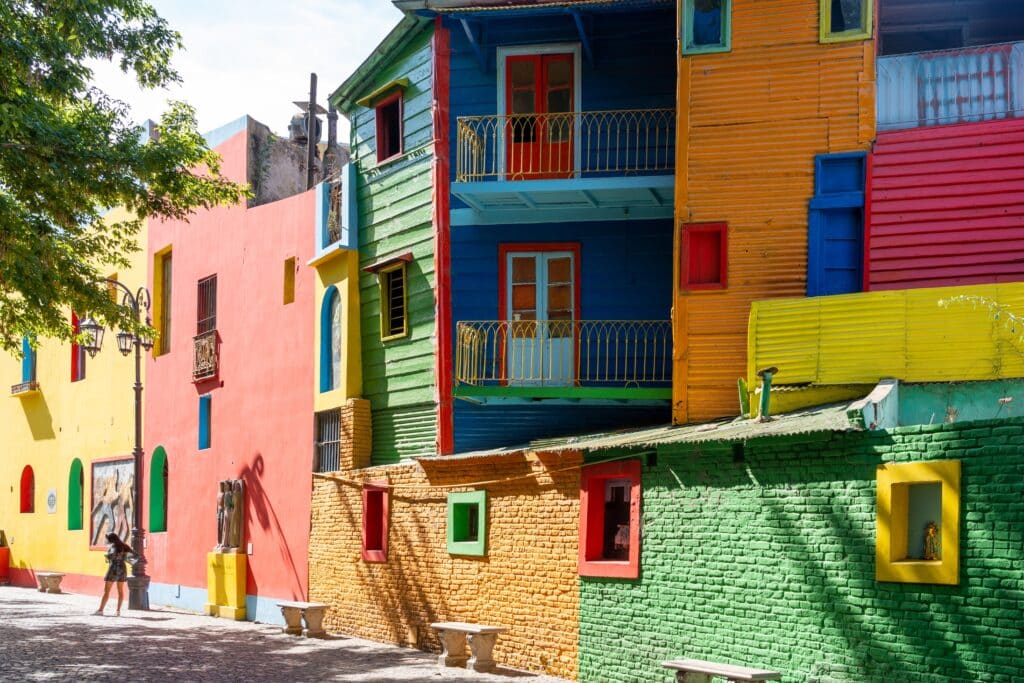 Quartier de La Boca à Buenos Aires.