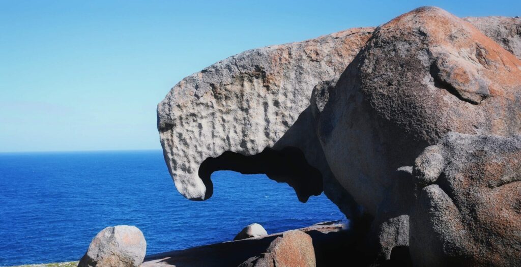 Remarkable rockspointe sud ouest kangaroo island australie