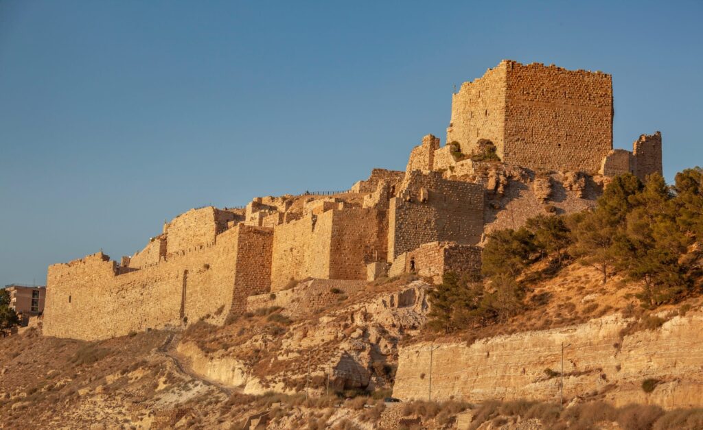 Ruines chateau kerak jordanie