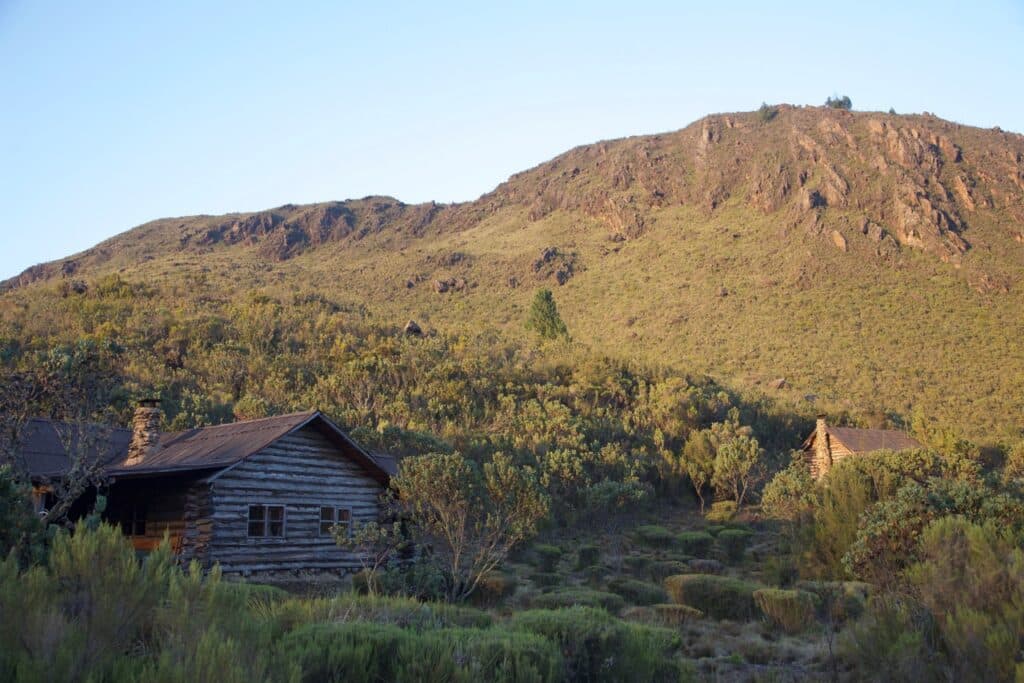 Rutundu log cabins kenya paysage
