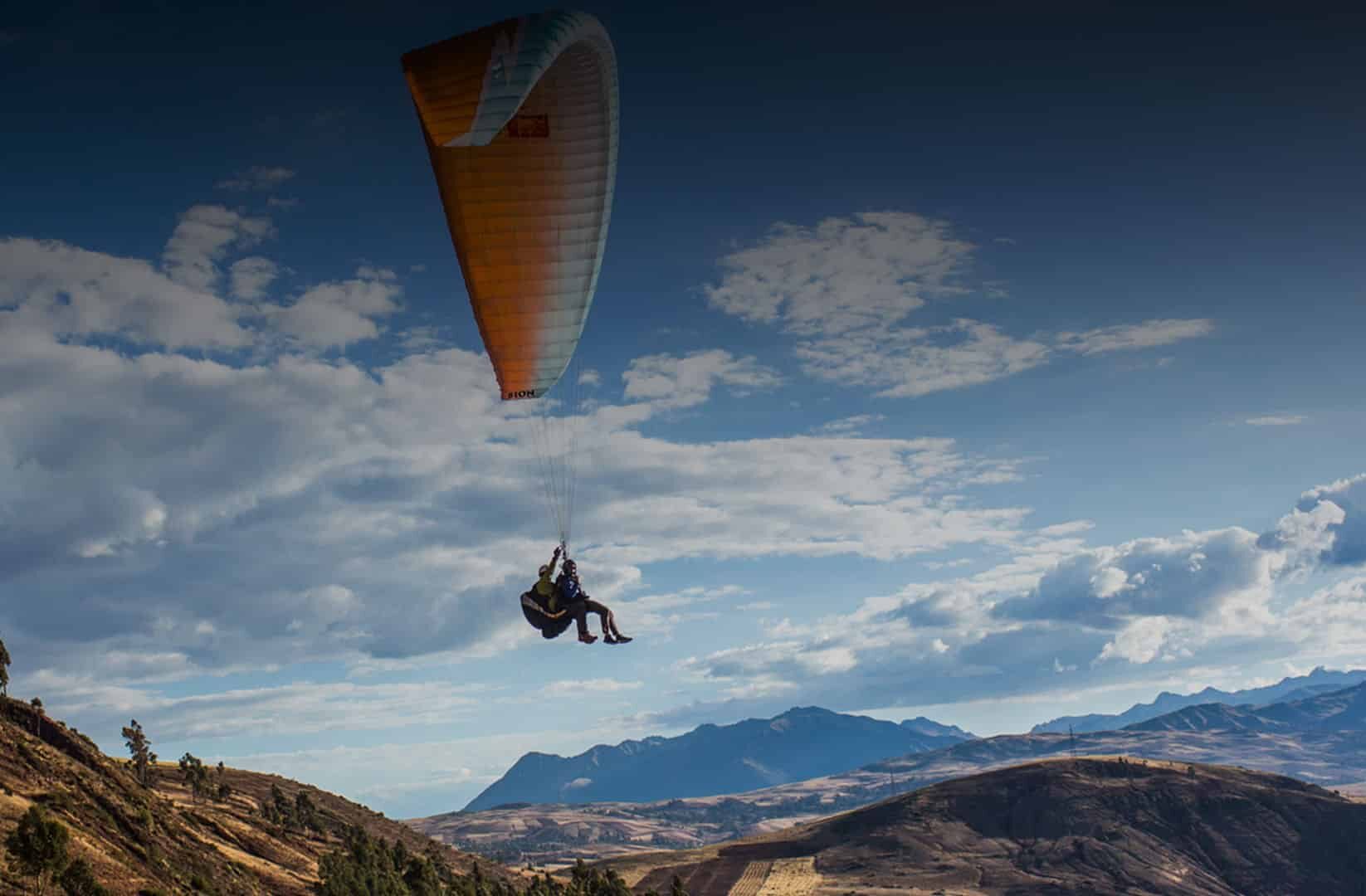 Sol y luna Pérou parachute parapente