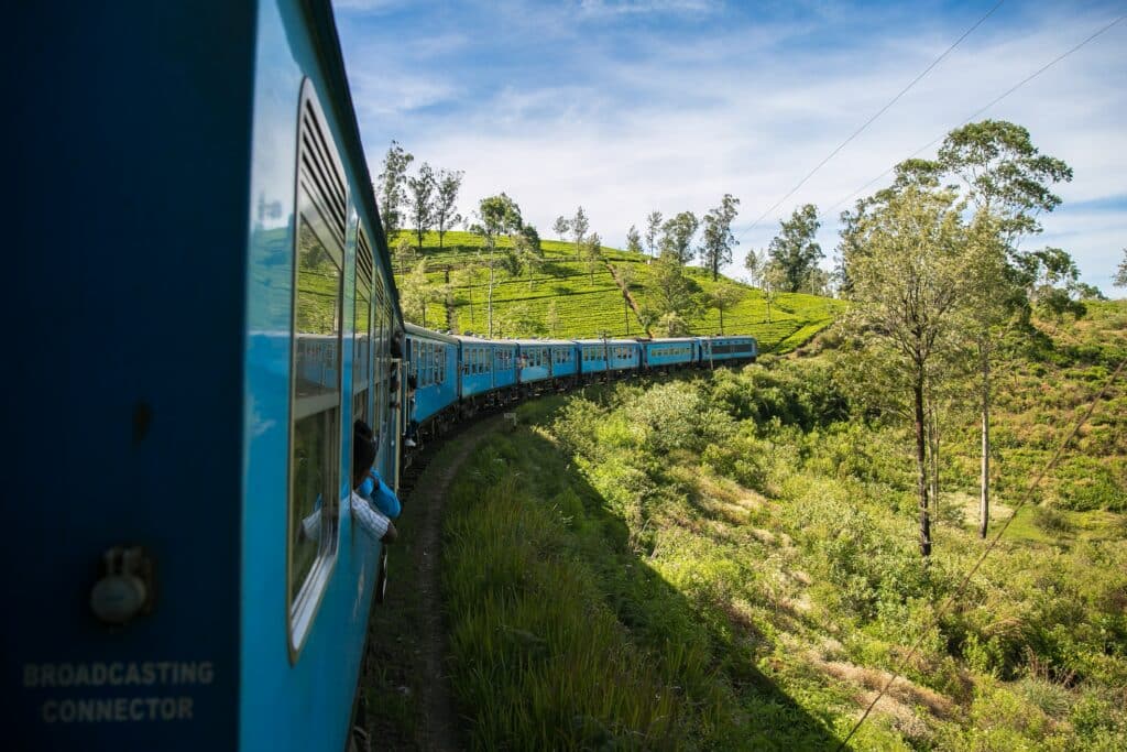 Train champs thé sri lanka