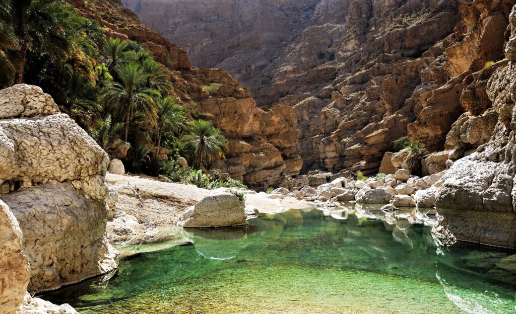 Wadi,Shab,In,The,Sultanate,Of,Oman