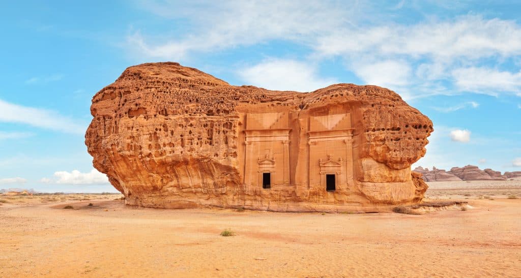 Old,Nabatean,Architecture,At,Jabal,Al,Ahmar,,Hegra,In,Saudi