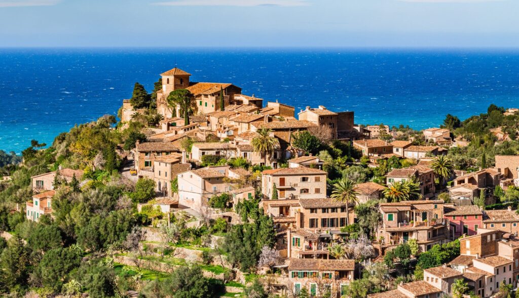 Village Fornalutx montagnes Serra de Tramuntana Majorque