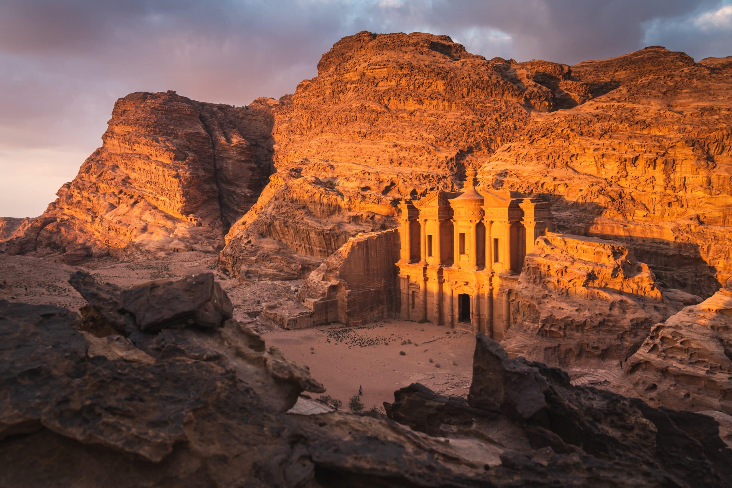 Les vestiges de Petra