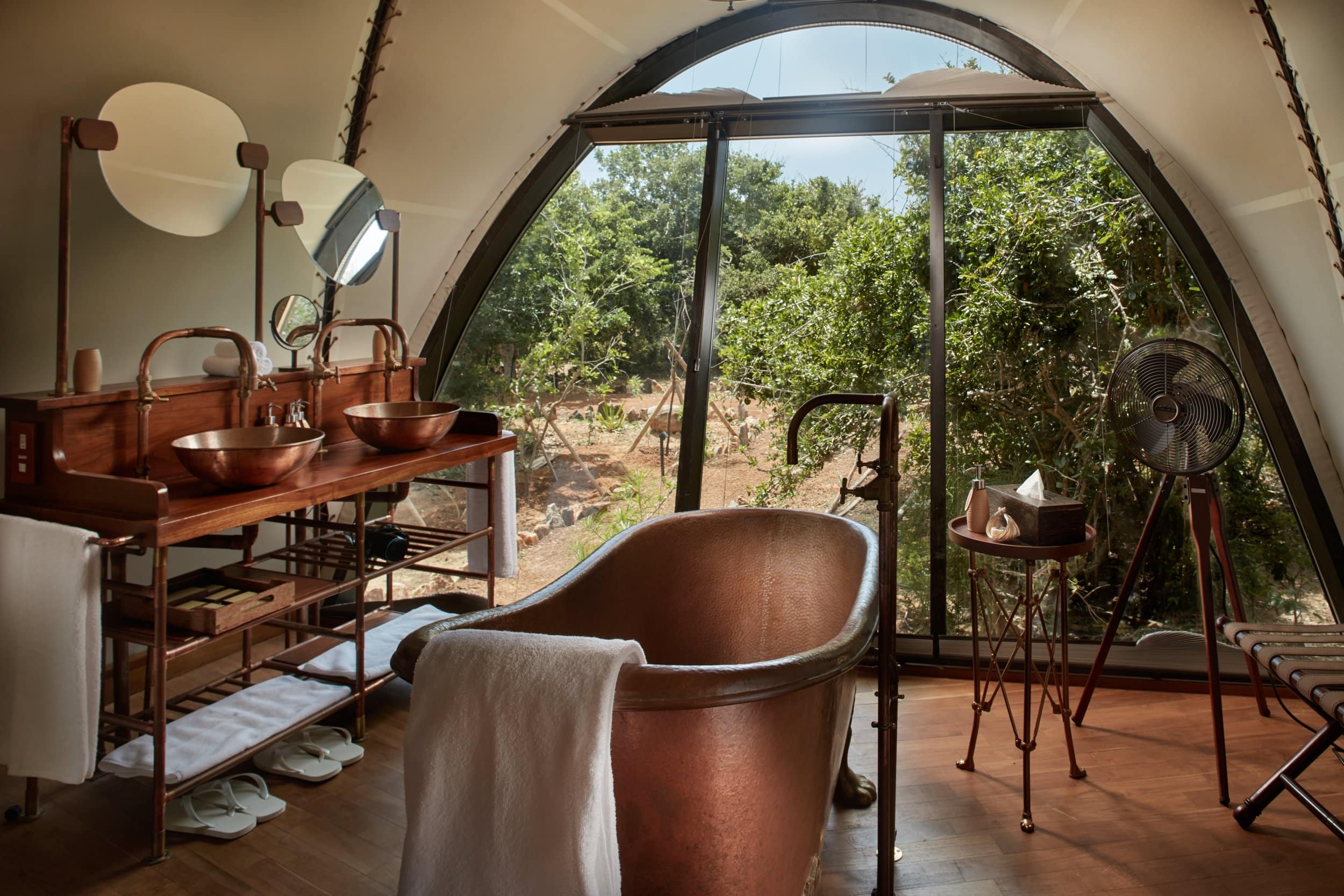 Wild Coast Tented Lodge   salle de bain