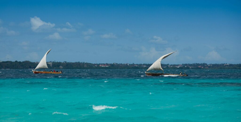 adversité course de dhows large Shela Lamu
