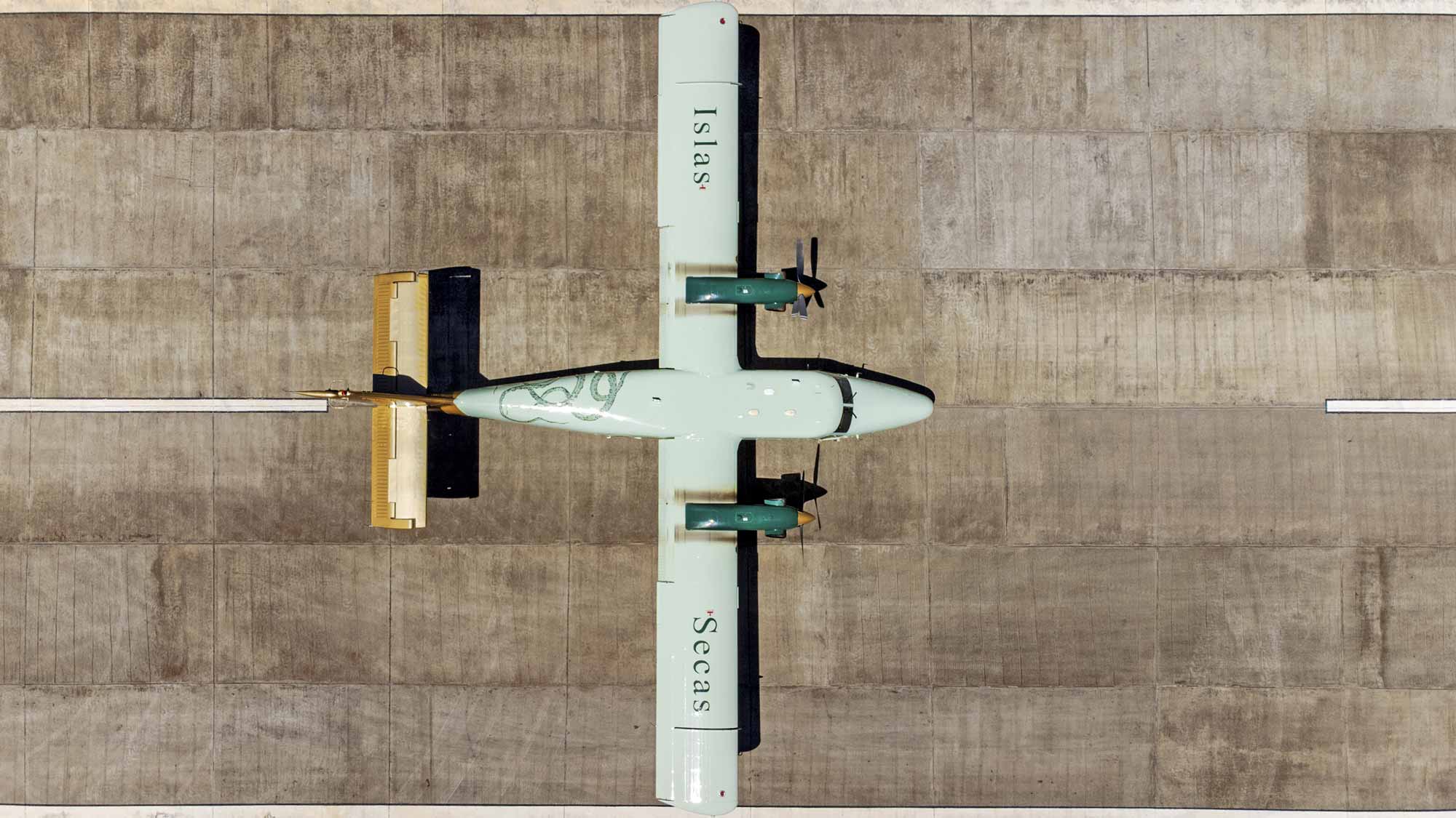 avion accès islas secas Panama