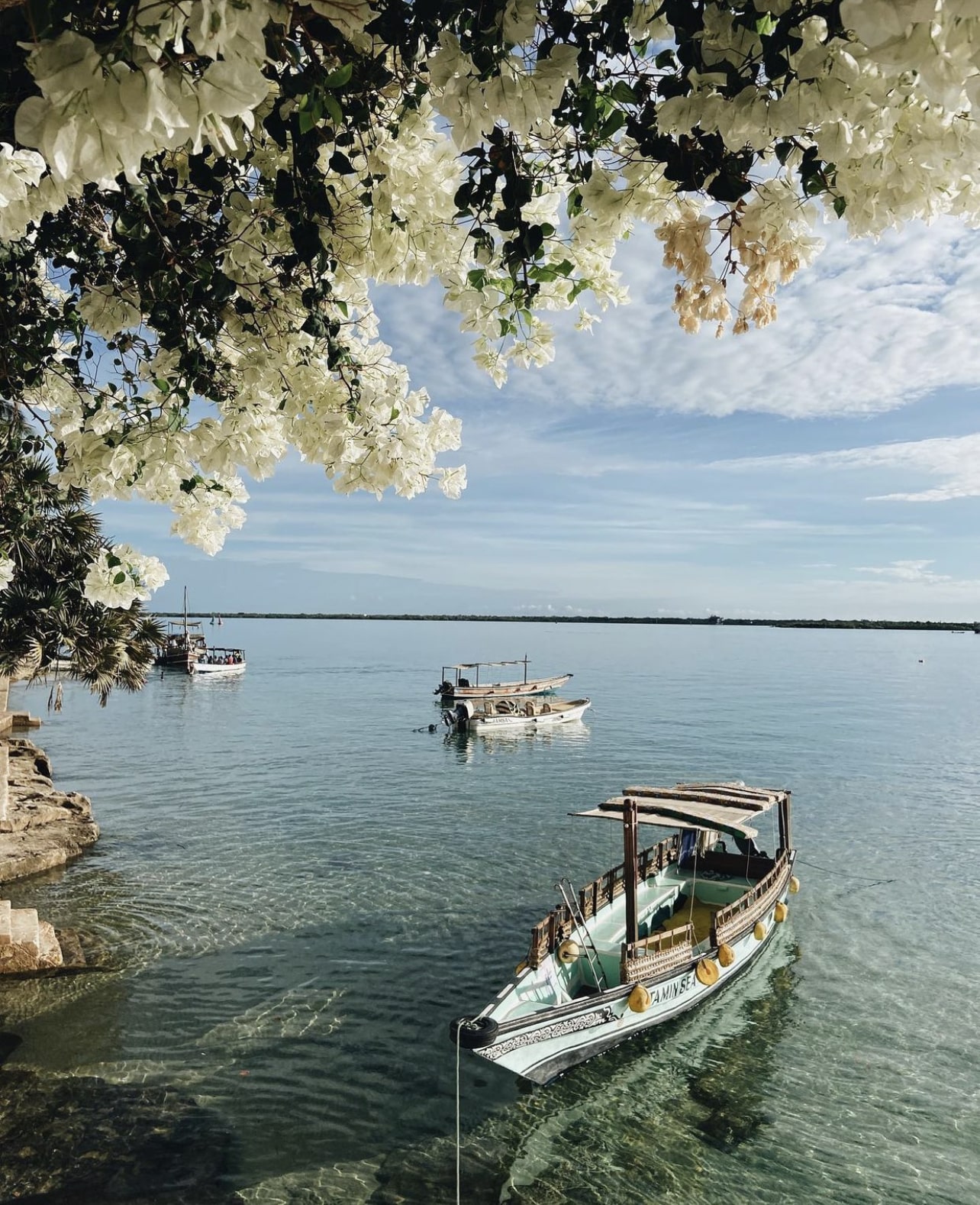 bateaux mer Hotel Peponi Lamu