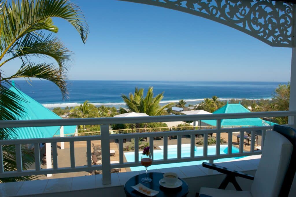 blue margouillat reunion Chambre Grand Large Terrasse Vue Ocean