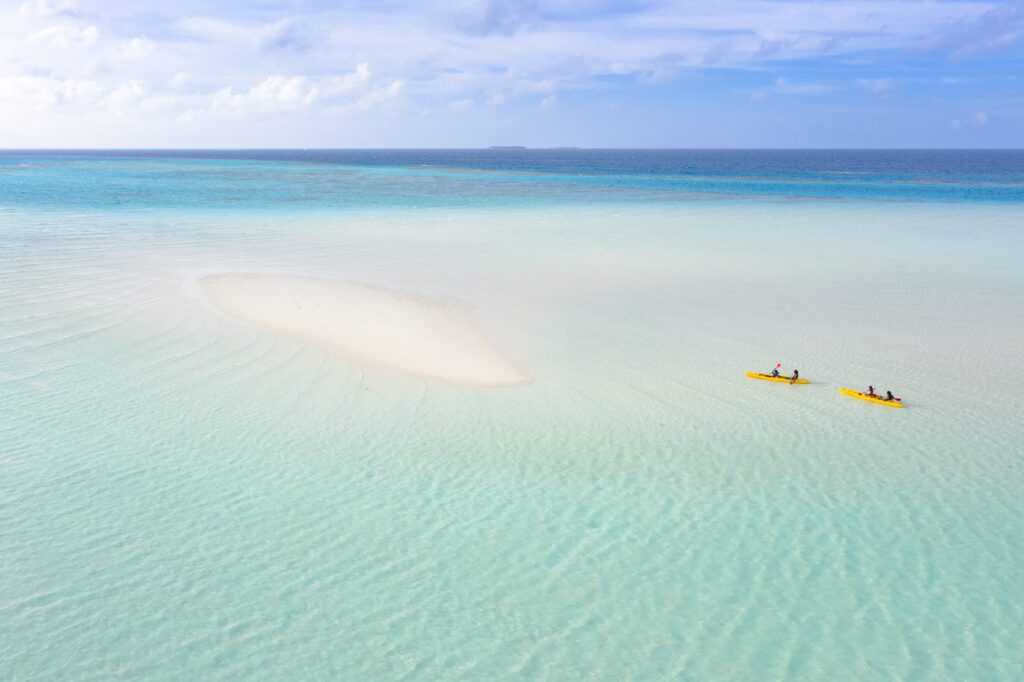 canoë kayak océan Indien maldives