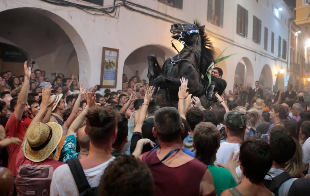 Ciutadella,,Minorca,/,Spain, ,June,23,,2016:,Riders,Rear