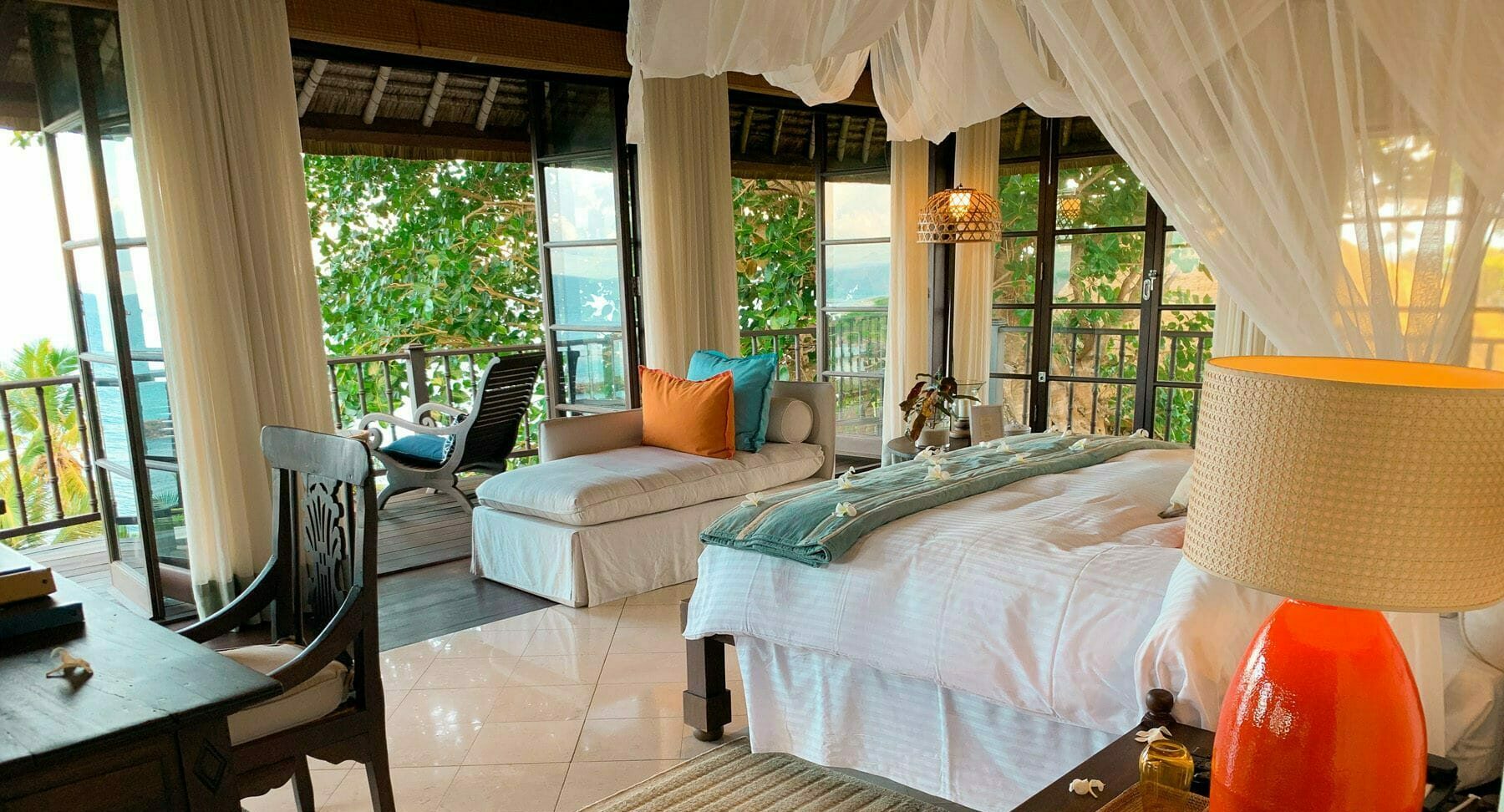 chambre vue océan Fregate Island Seychelles