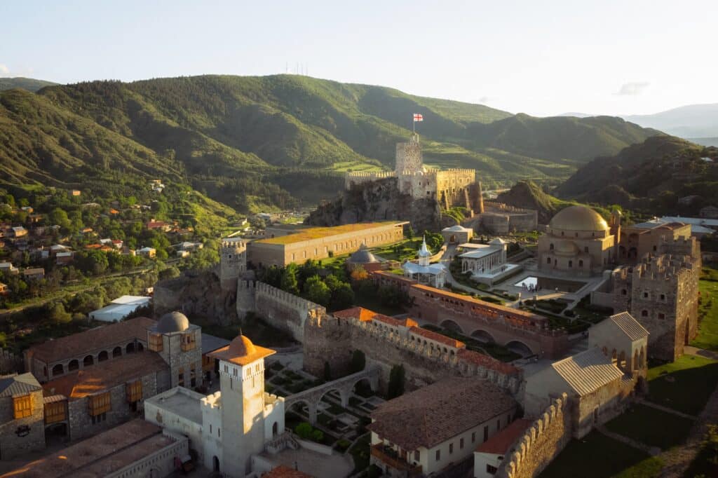 Aerial,View,Of,The,Rabati,Castle,Is,A,Medieval,Castle