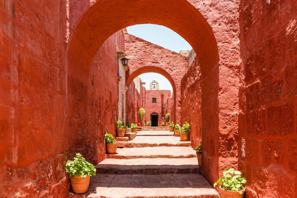Monastery,Of,Santa,Catalina,De,Siena,In,Arequipa,,Peru.