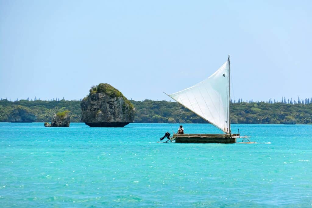 Paradisiacal,Beach,In,New,Caledonia,,Isle,Of,Pines,,8,August