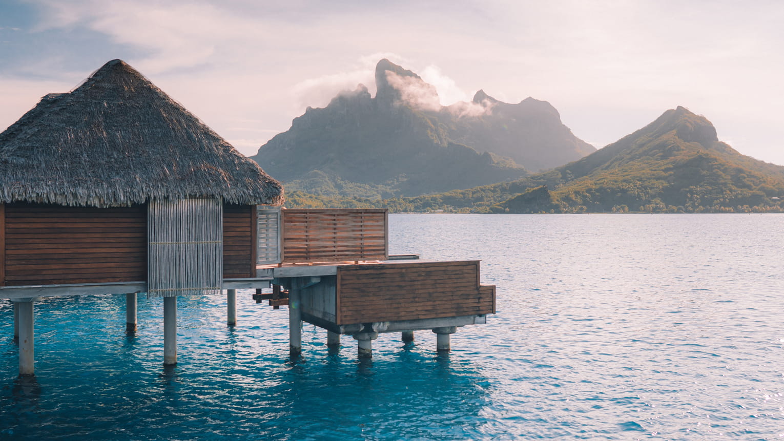 extérieur  Four seasons bora bora resort polynésie